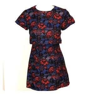 Top shop embroidered mini